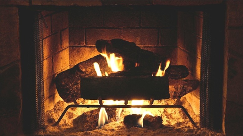 Adult Swim Yule Log burns peacefully, ominously