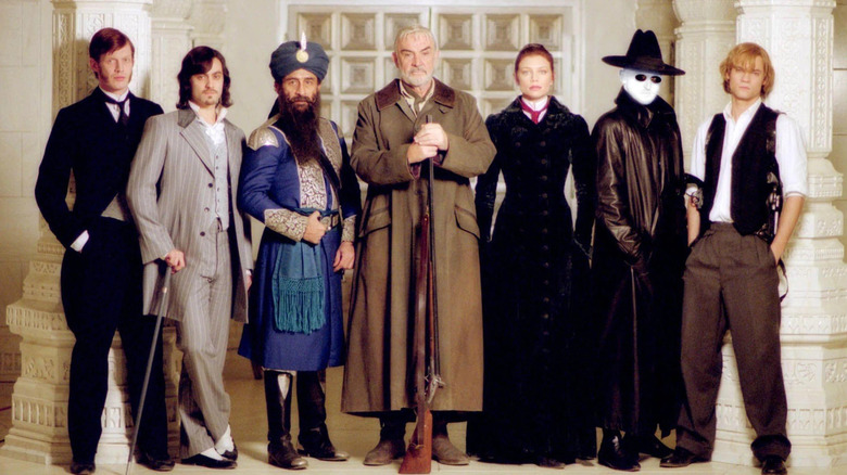 Sean Connery as Allan Quatermain heads up the ensemble of The League of Extraordinary Gentlemen