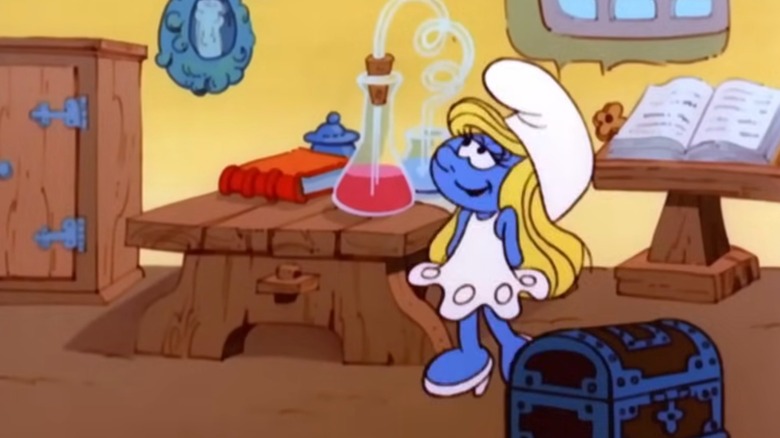 The Smurfs - Smurfette in Papa Smurf's lab