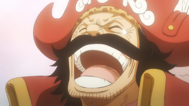 Gol D. Roger laughing in One Piece
