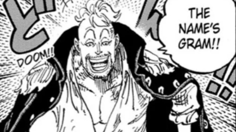 Polo Gram intoducing himself in One Piece