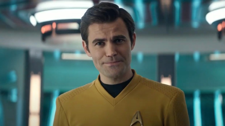 Paul Wesley as Jim Kirk in Star Trek: Strange New Worlds