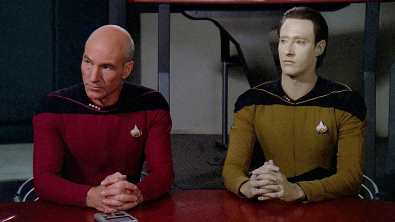 Star Trek: The Next Generation Picard and Data