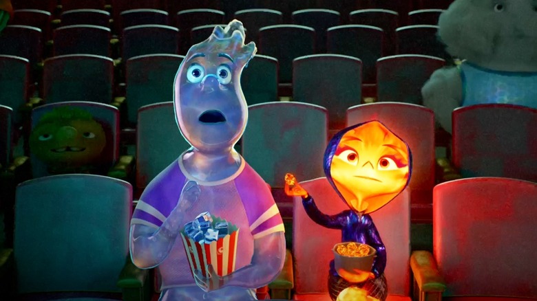 Elemental movie theater scene 