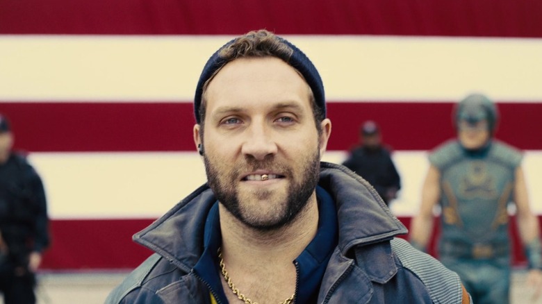 Captain Boomerang smiling in The Suicide Squad