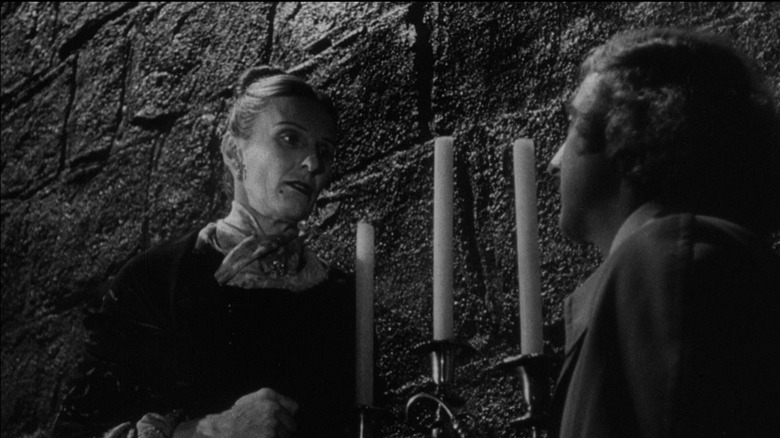 Cloris Leachman and Gene Wilder in Young Frankenstein