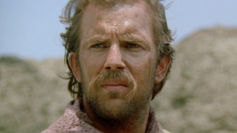 John Dunbar looking suspicious in Dances with Wolves