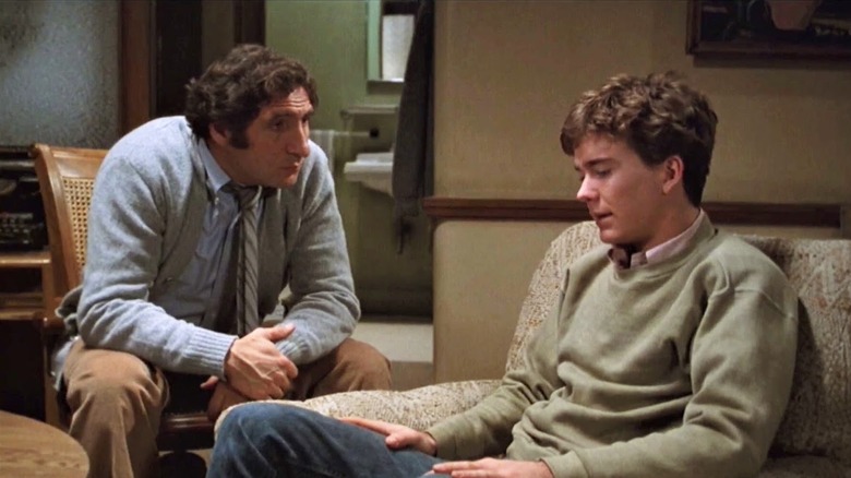 Conrad talking shyly to an intent Tyrone in Ordinary People