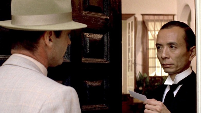 Jack Nicholson and James Hong in Chinatown