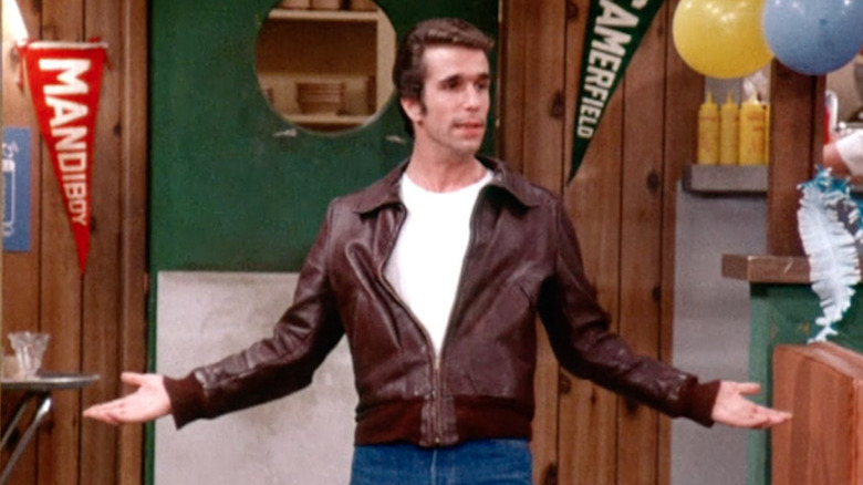 The Fonz on Happy Days