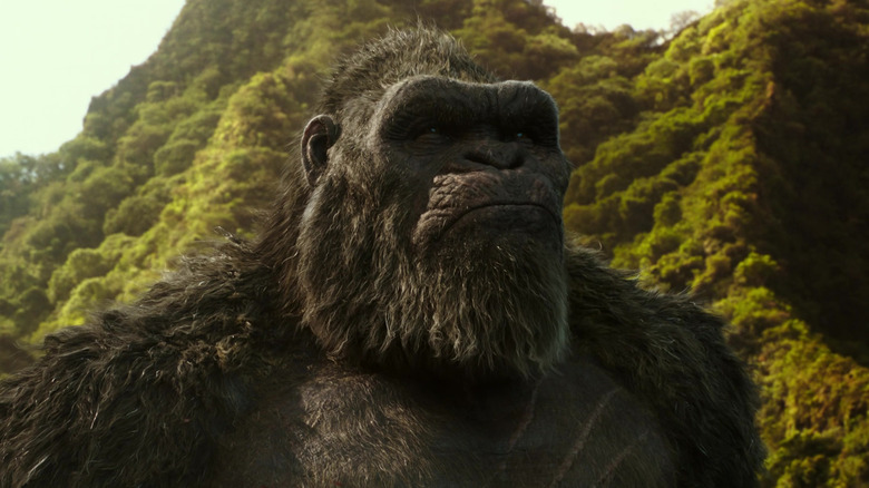 Kong all chained up in Godzilla vs. Kong