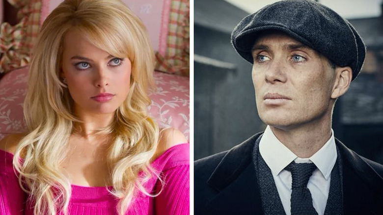 Margot Robbie in The Wolf of Wall Street / Cillian Murphy in Peaky Blinders