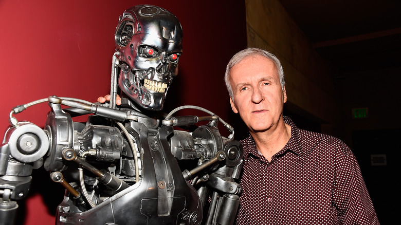 James Cameron and the Terminator T-800