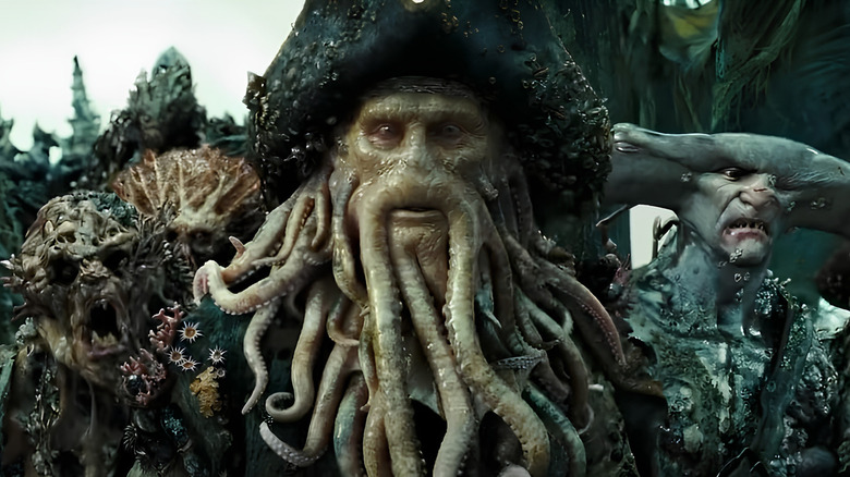 Pirates of the Caribbean At World's End: Jimmy Legs, Palifico, Davy Jones and Maccus on the Flying Dutchman