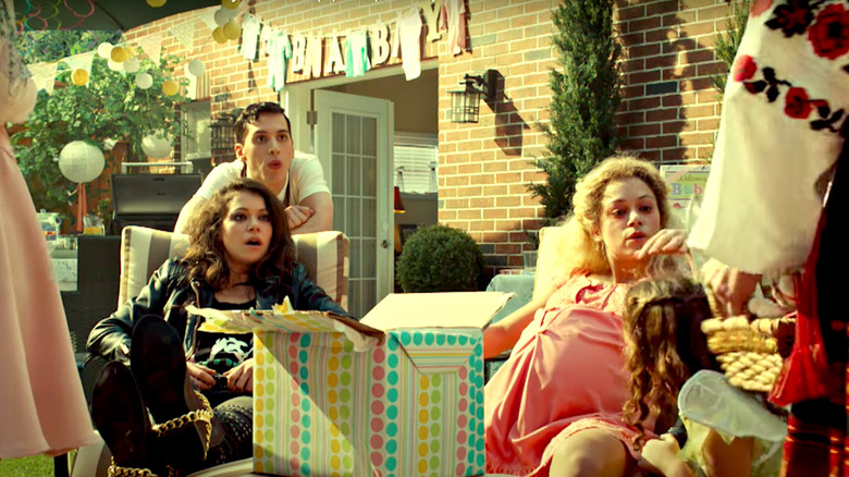 Tatiana Maslany as Sarah Manning and Helena in Orphan Black