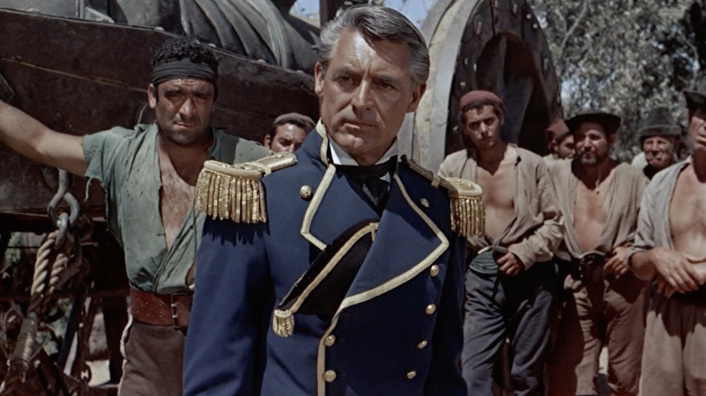 Capt. Anthony Trumbull (Cary Grant) in uniform in The Pride and the Passion