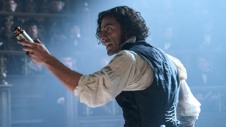 Oscar Isaac as Baron Victor Frankenstein in Guillermo del Toro's Frankenstein