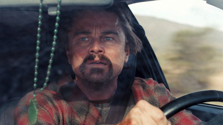 Leonardo DiCaprio driving in One Battle After Another