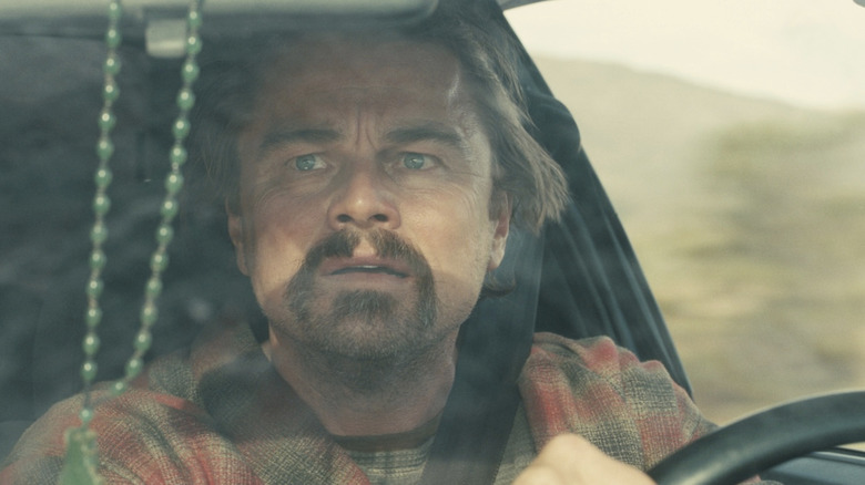 Leonardo DiCaprio driving in One Battle After Another