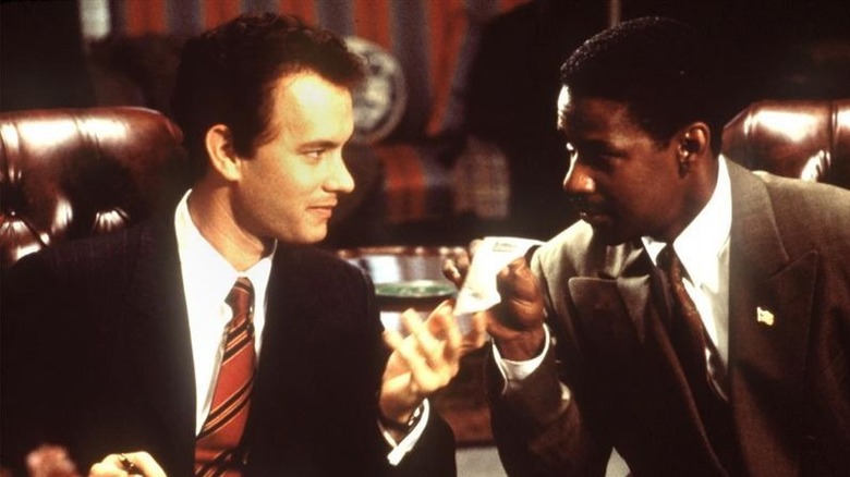 Denzel Talks Tom Hanks