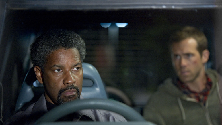 Denzel Washington and Ryan Reynolds drive