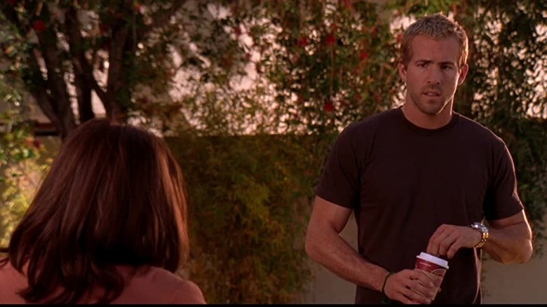 Ryan Reynolds as one of three characters in The Nines"