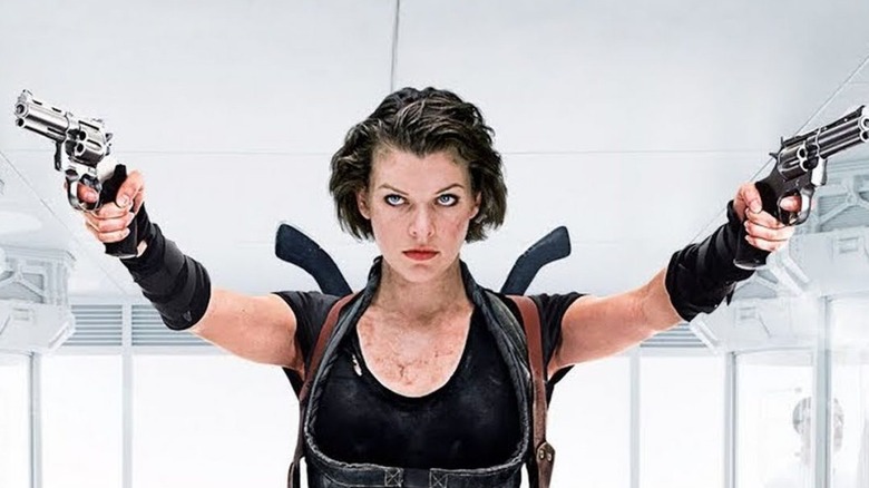 Alice with two guns