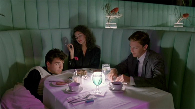 Less Than Zero fancy dinner