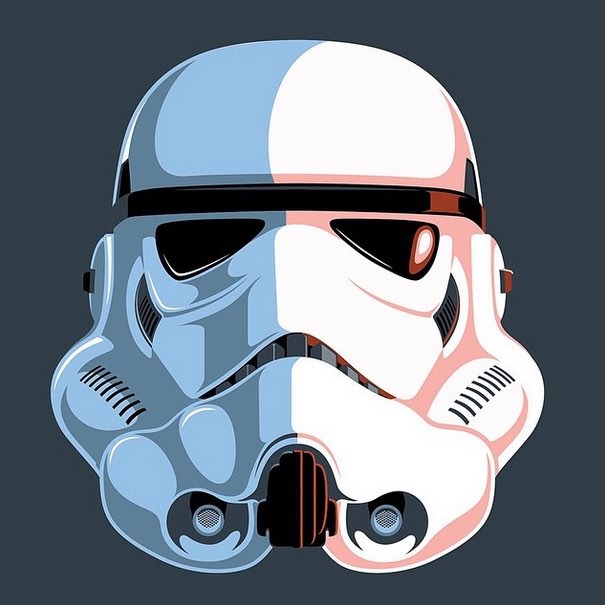 Eric Tan's retro Stormtrooper art