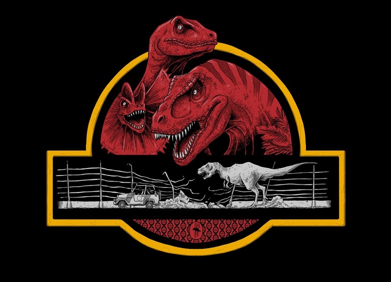 Jurassic Park Threadless t-shirt