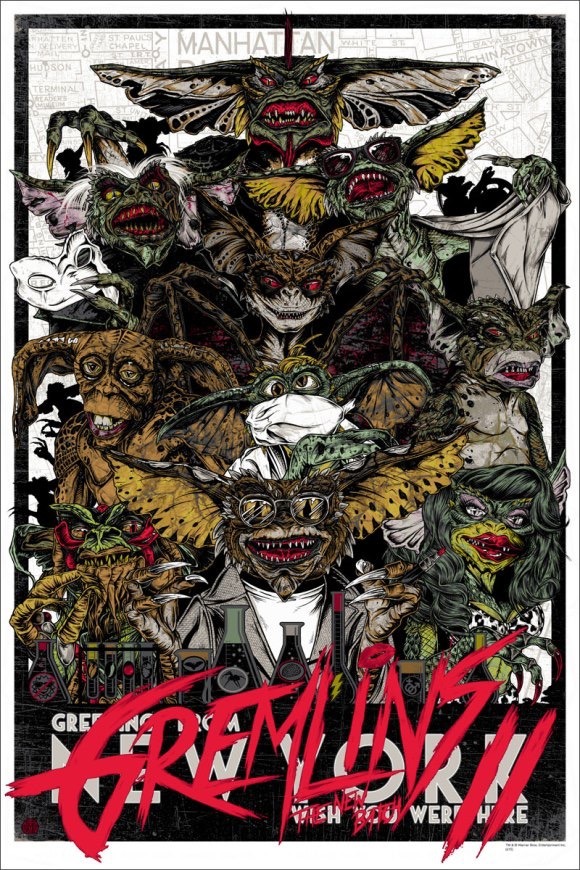 MONDO TO RELEASE GREMLINS 2 PRINTS BY RHYS COOPER