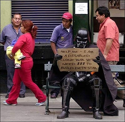 vader homeless