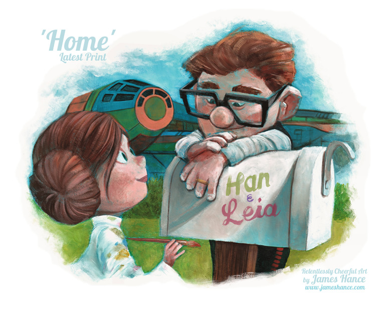James Hance's 'Home' (Up / Star Wars tribute)