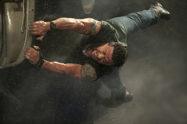 The Expendables slyvester stallone blown away