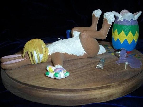 Easter Bunny and the Alien Egg