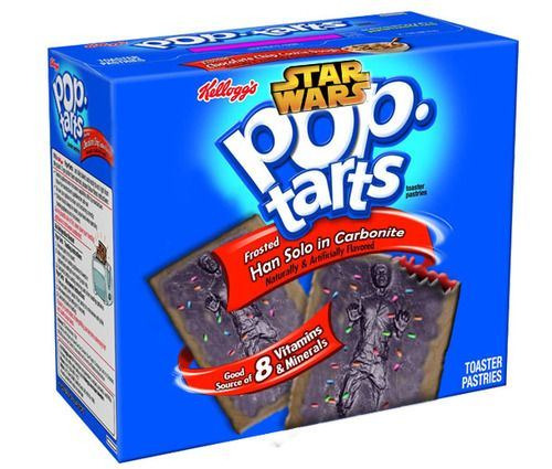Frosted Han Solo in Carbonite Pop-Tarts