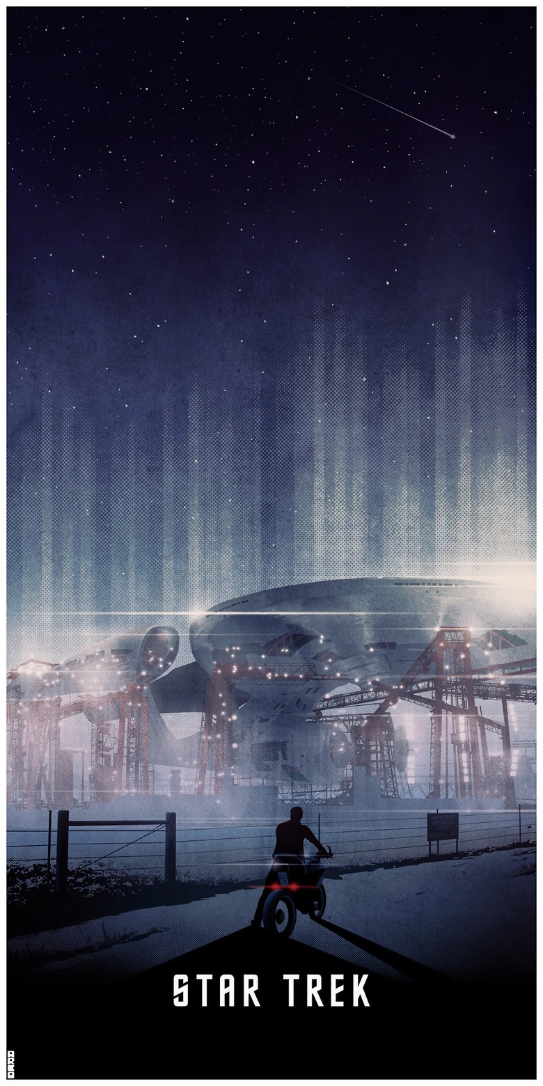 Star Trek poster by Matt Ferguson
