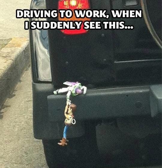 Toy Story's Buzz & Woody found in real life
