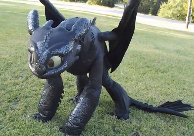 'How To Train Your Dragon' Toothless Dragon Cosplay