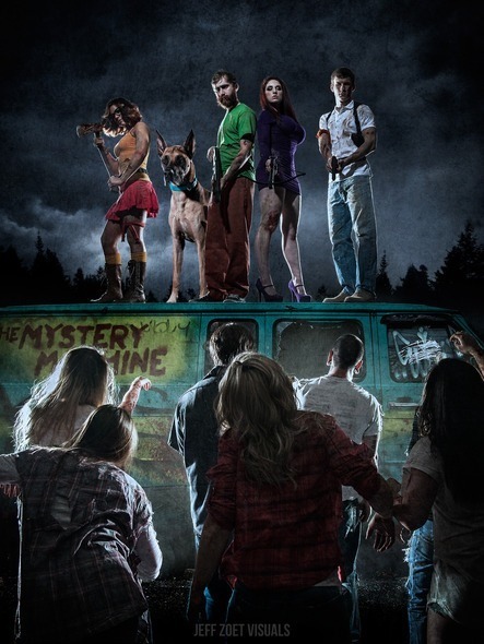 Scooby-Doo Gang Battles Zombies in Spooky Photo Series