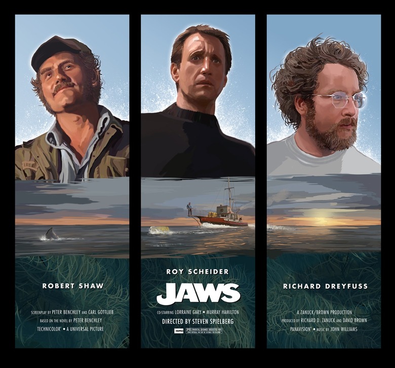 Jaws poster by Hopko Designs