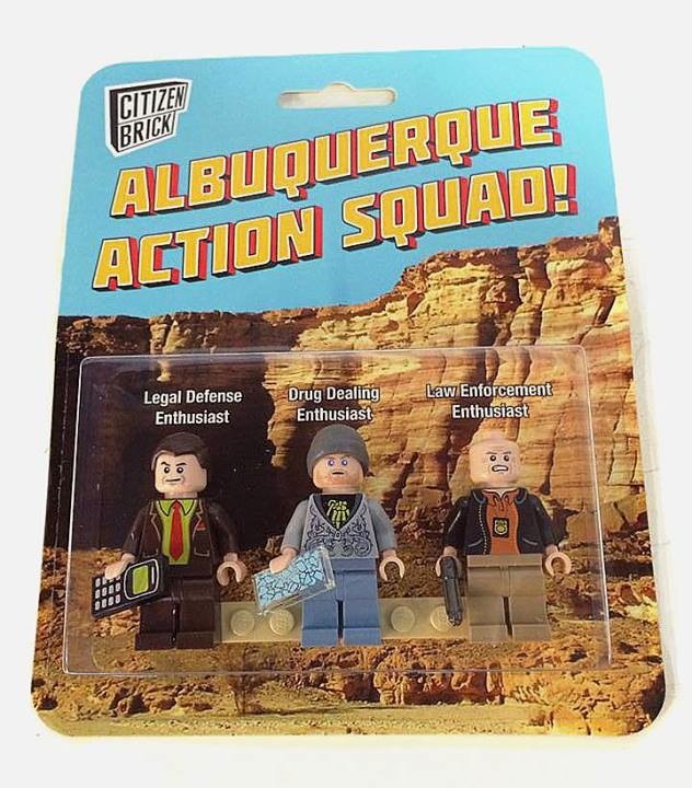 Albuquerque Action Squad, An Unofficial Set of 'Breaking Bad' LEGO Minifigs