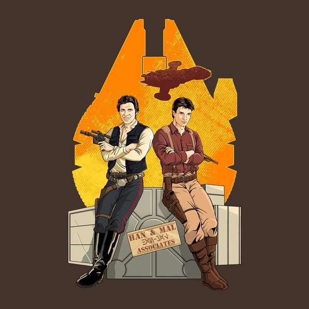 Firefly/Star Wars Partners in crime tshirt