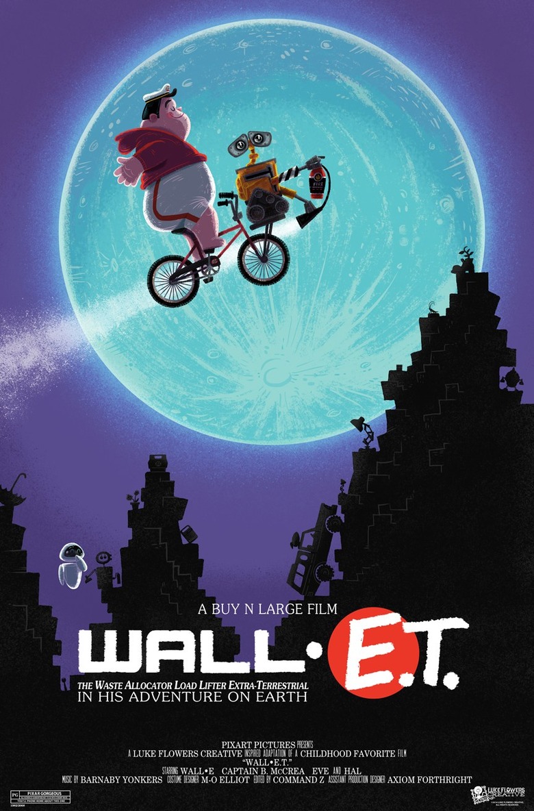 Luke Flowers' Wall-E/E.T. mash-up poster