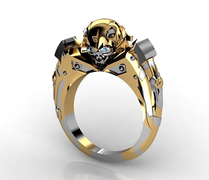 Bumblebee Gold-Plated Ring