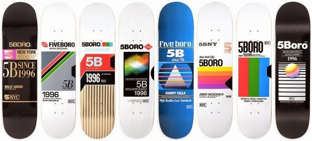 VHS cassette-inspired skateboard decks.