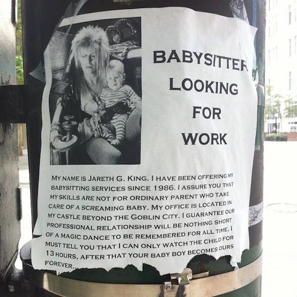 Babysitting Ad 