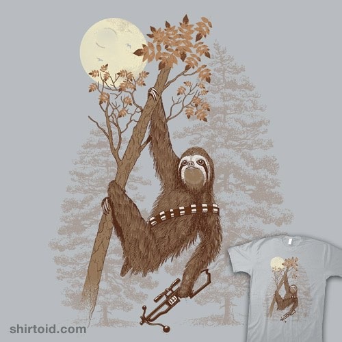 Sloth Wars t-shirt