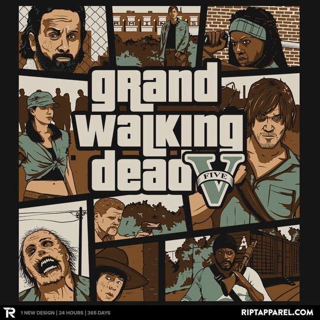 Grand Walking Dead t-shirt