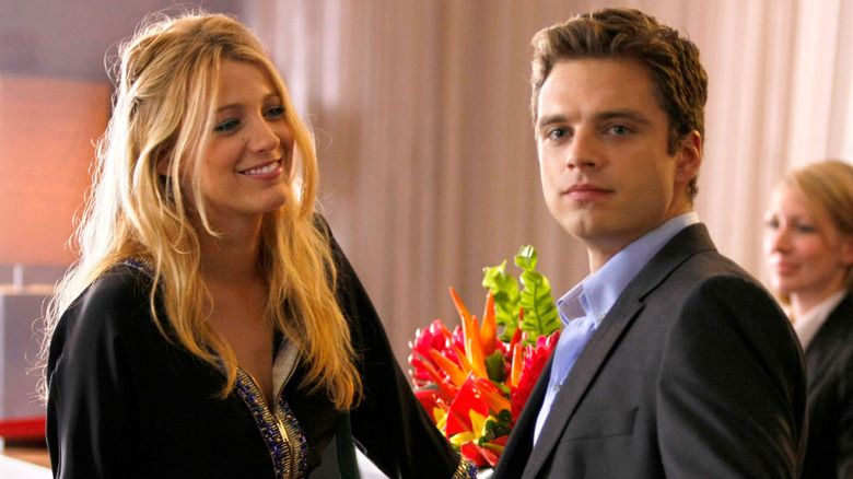 Sebastian Stan and Blake Lively in Gossip Girl